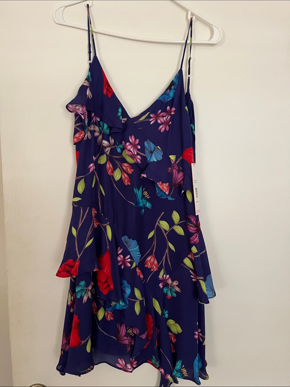 NWT Parker Floral Ruffle Slip Dress